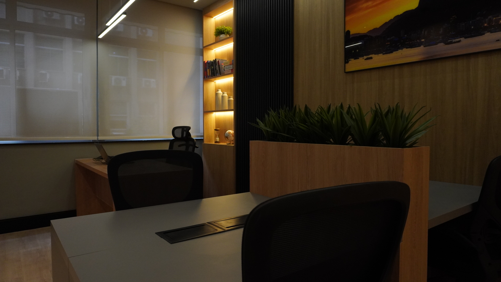 Espaço de reunião moderno da Public Partner